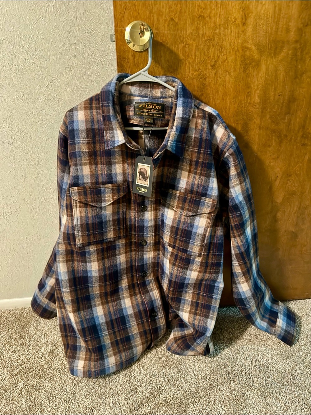 Filson Men’s Wool Windfal Flannel